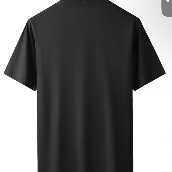 Black Graphic Crew Neck T-Shirt - Picture 2 of 3